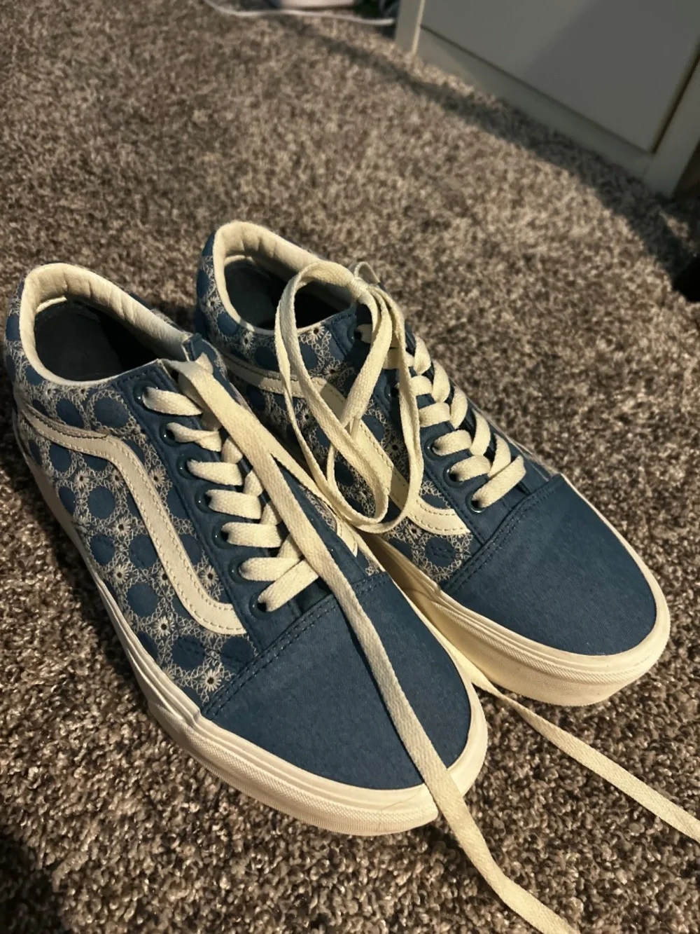 Low Top Blue Platform Vans